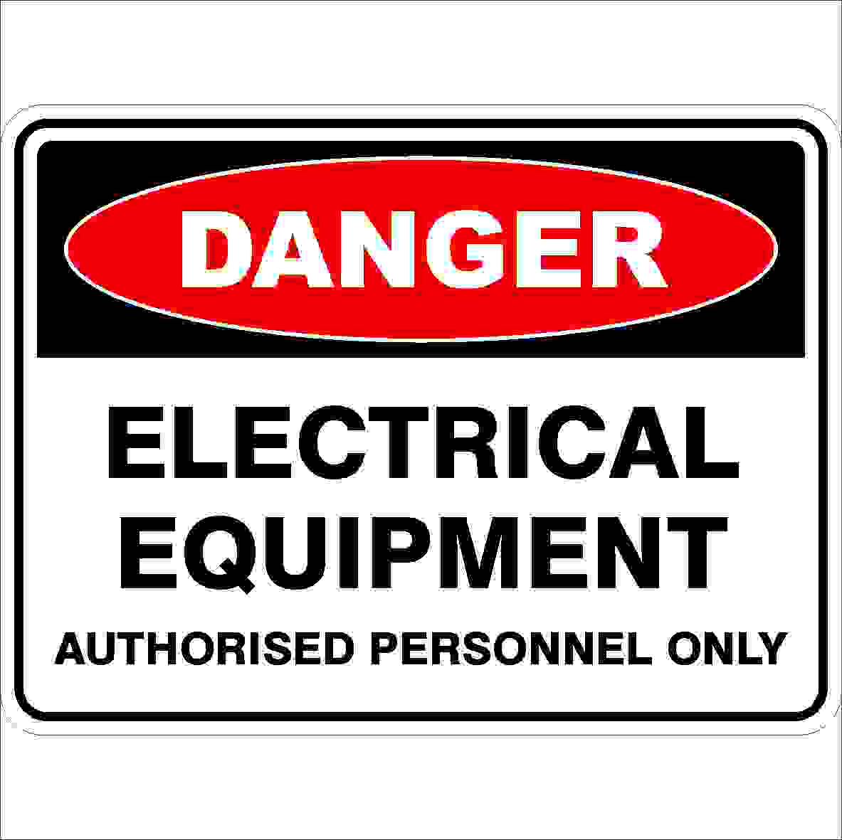 danger_ELECTRICAL_EQUIPMENT_AUTHORISED_PERSONNEL_ONLY Discount Safety Signs New Zealand
