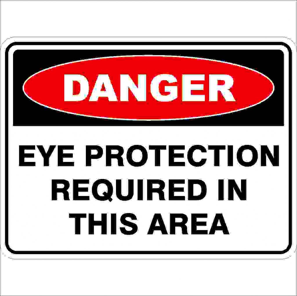 Eye Protection Required In This Area Discount Safety Signs New Zealand