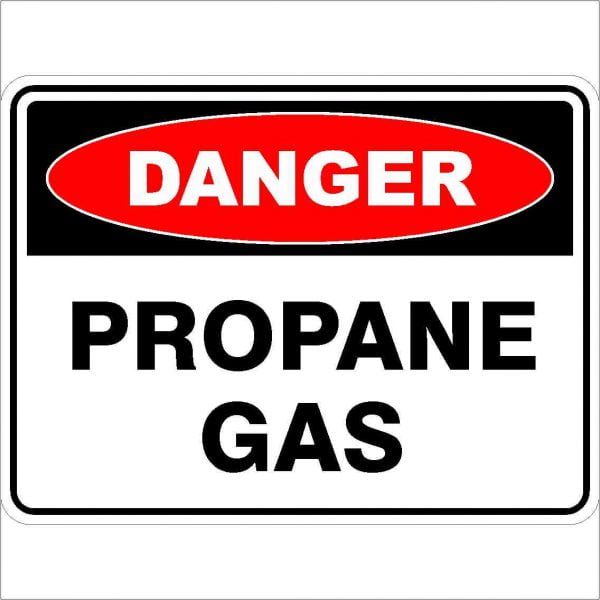 Propane Gas Discount Safety Signs New Zealand