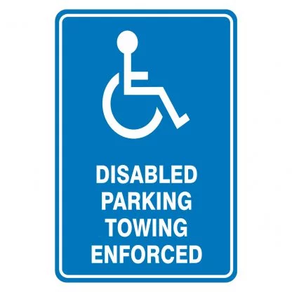 Disabled Parking Towing Enforced