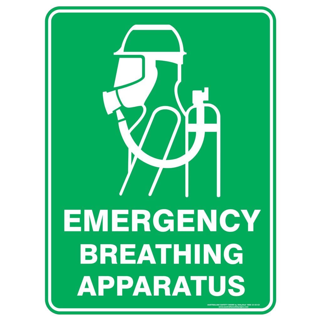 Emergency Breathing Apparatus Discount Safety Signs New Zealand