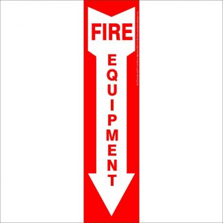 Fire Equipment Vert Arrow