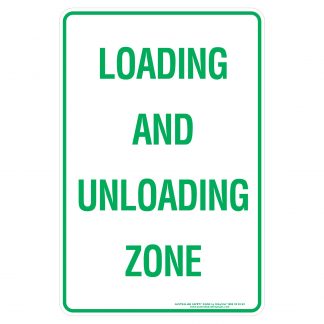 Loading And Unloading Zone - Discount Safety Signs New Zealand