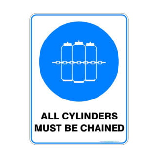 Mandatory All Cylinders Must Be Chained
