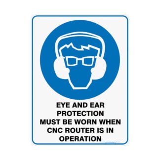 Eye And Ear Protection When Cnc Router Is In Operation
