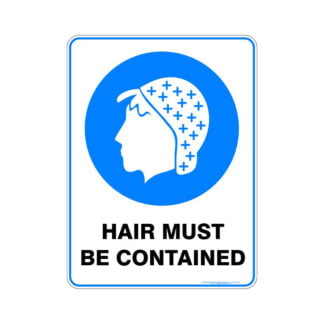 Hair Must Be Contained