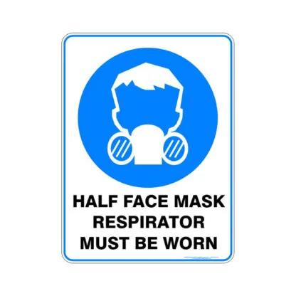 Half Face Mask Respirator Must Be Worn
