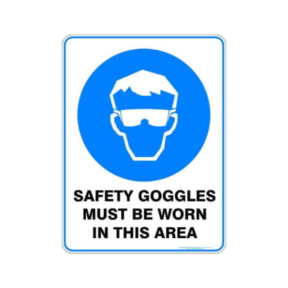 Safety Goggles Must Be Worn
