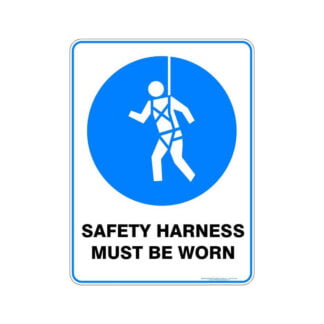 Safety Harness Must Be Worn