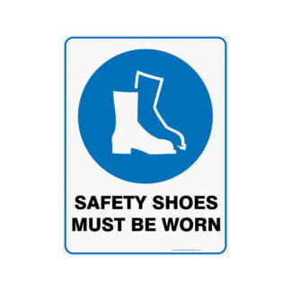 Safety Shoes Must Be Worn