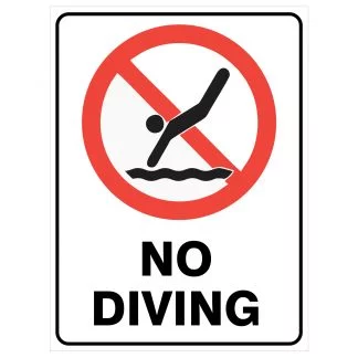 No Diving