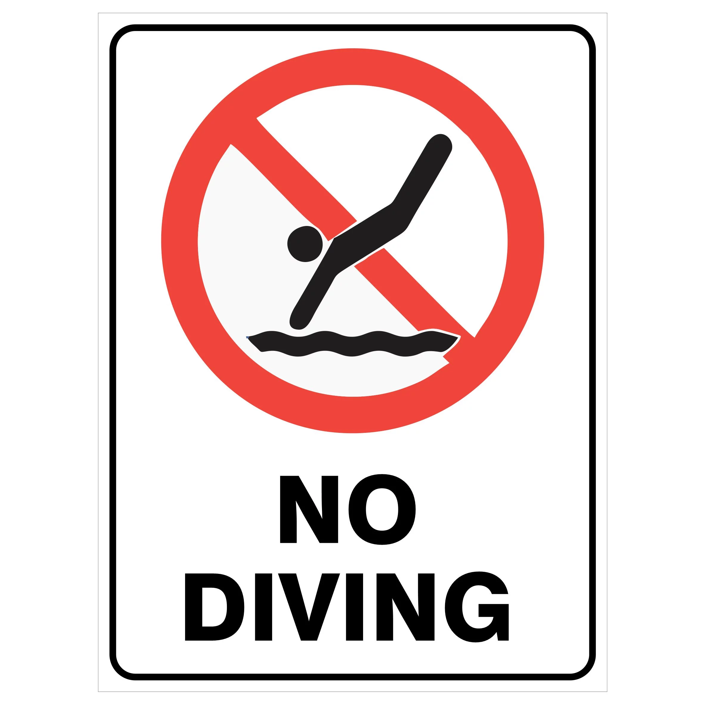 No Diving