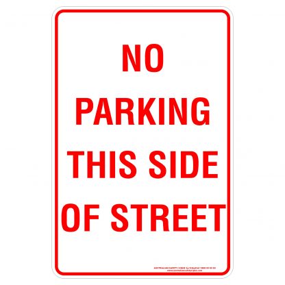 No Parking This Side Of Street