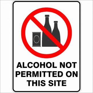 Alcohol Not Permitted On This Site