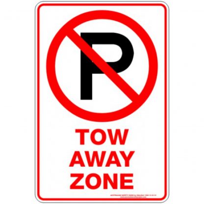 Tow Away Zone P