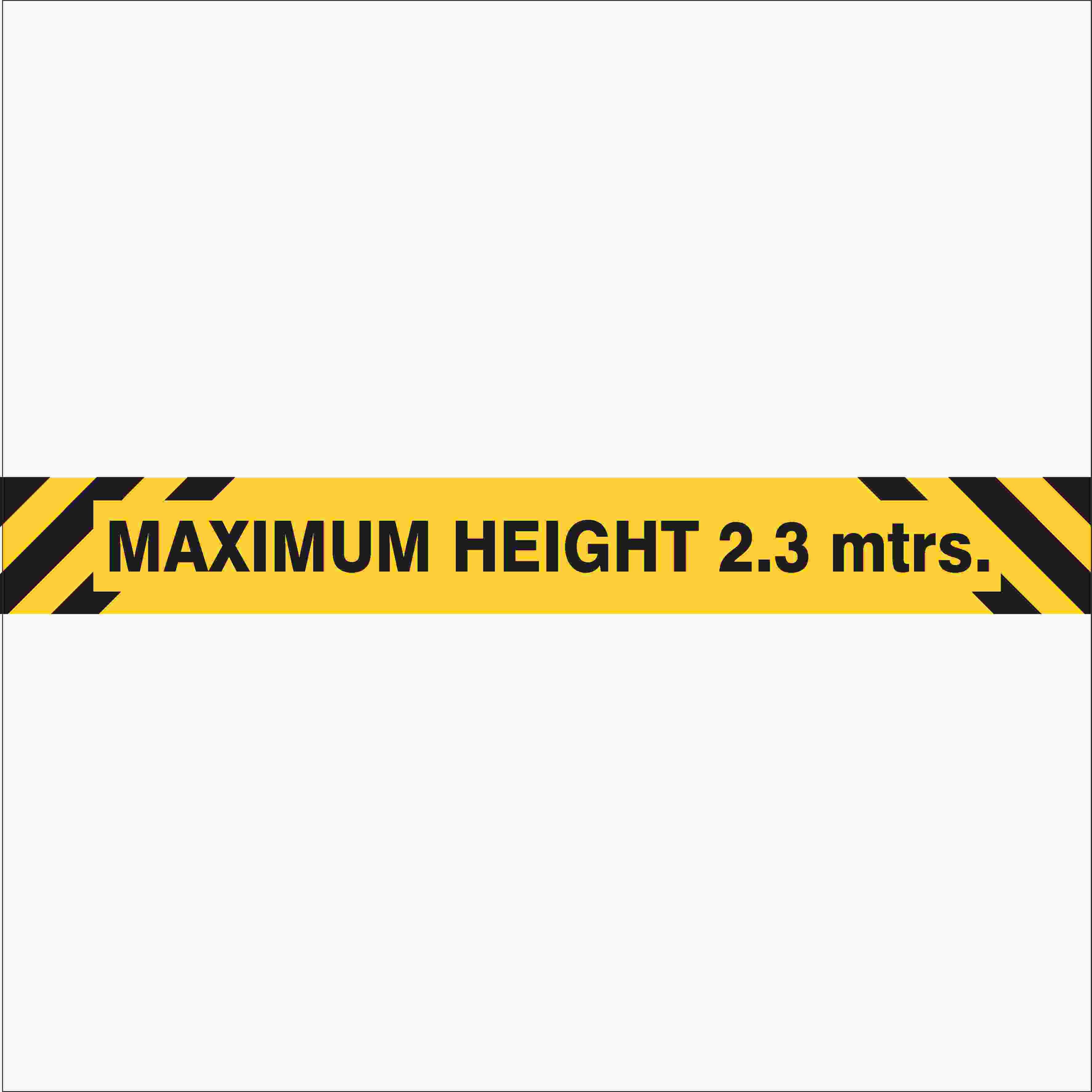Parking Signs MAXIMUM HEIGHT OVERHEAD SIGN