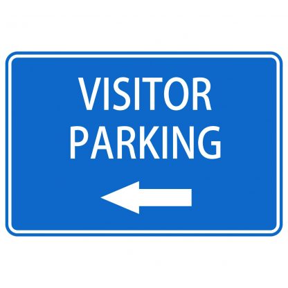 Visitor Parking Left Arrow