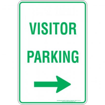 Visitor Parking Arrow Right