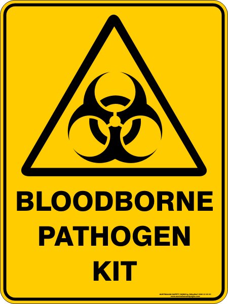Warning Signs BLOODBORNE PATHOGEN KIT