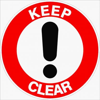 Keep Clear- Floor Marker