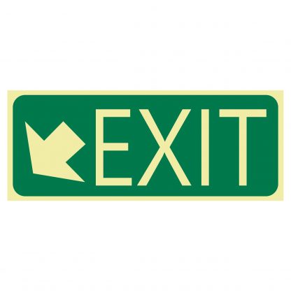 Exit Sign - Exit Arrow Bottom Left