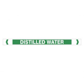 Distilled Water Pipe Markers