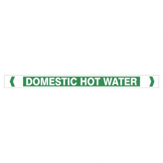 Domestic Hot Water Pipe Markers
