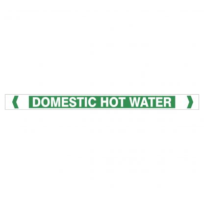 Domestic Hot Water Pipe Markers