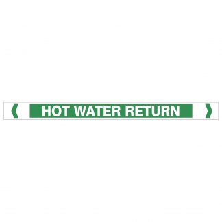 Hot Water Return Pipe Markers