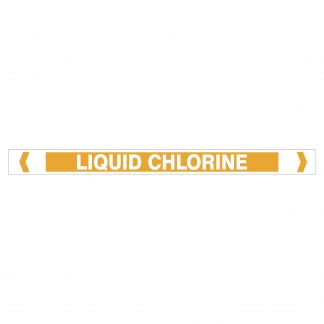 Liquid Chlorine Pipe Markers