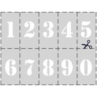 Numbered Stencil
