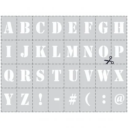 Alphabet Stencil