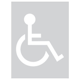 Disabled Parking Stencil
