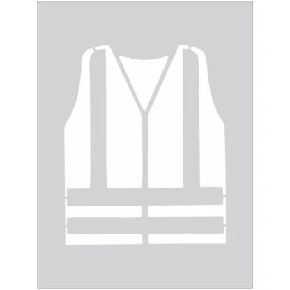 High Visibility Vest Stencil