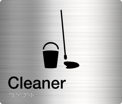 Cleaner Stainless Steel (Braille)