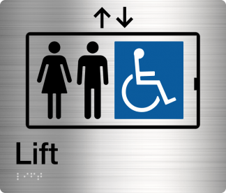 Lift Stainless Steel (Braille)