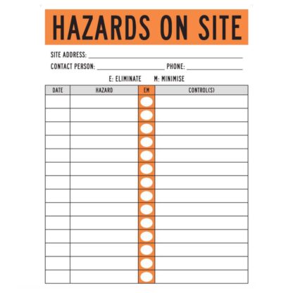Site Hazard Board