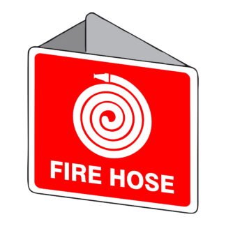 3d Fire Hose With Symbol Sign