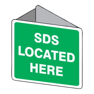 3d Emergency Sign - Sds Located Here