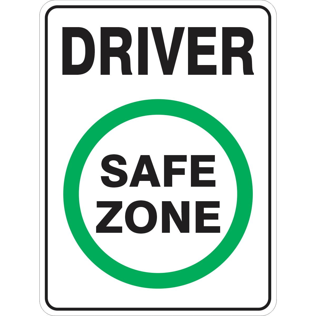 Driver Safe Zone - Discount Safety Signs New Zealand