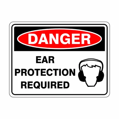 Ear Protection Required + Symbol