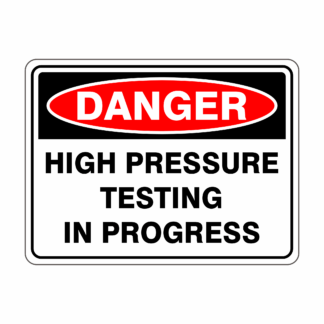 High Pressure Testing In Progress