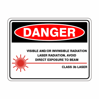 Class 3b Laser - Visible And/Or Invisible Laser Radiation Avoid Direct Exposure