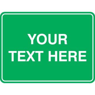 Emergency Sign Custom