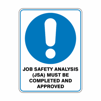 Mandatory Job Safety Analysis