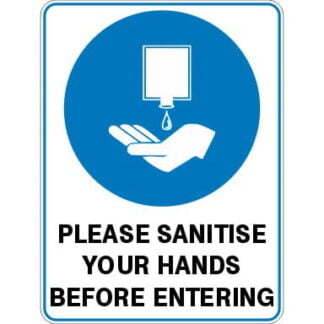 Mandatory Please Sanitise Your Hands