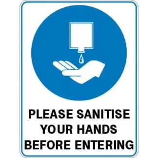 Mandatory Please Sanitise Your Hands