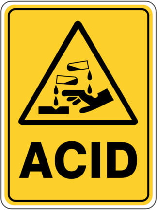 Warning Acid