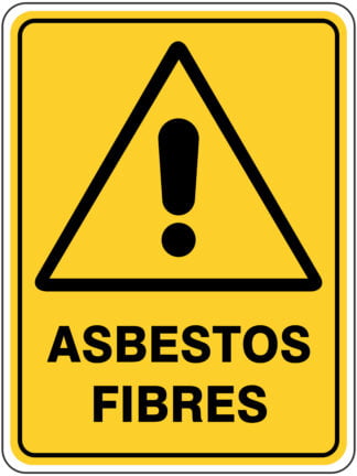 Warning Asbestos Fibres