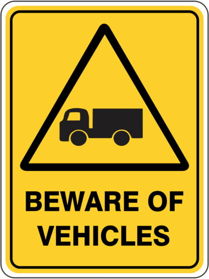 Warning Beware Of Vehicles V2